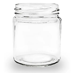 Frasco Morroneo de vidrio 200cc ideal para velas en internet