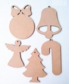 5 Figuras Variadas de 10cm Navidad