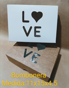 Caja para bombones LOVE