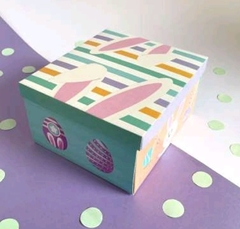 Caja box sorpresa para Medio Huevo de Pascuas Rayadita - comprar online