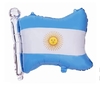 Globo Bandera Argentina 66 x 55cm celeste y blanca