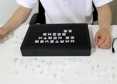 Cartel box led negro 30 x 21cm letras luminosas en internet