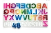 Molde plancha de silicona letras y número