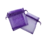 10 bolsas de Organza violeta 10 x 7cm