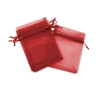 10 bolsas de Organza rojas 10 x 7cm