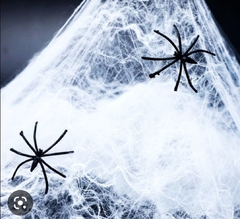 Tela araña con 2 arañas ideal deco Merlina en internet