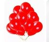 10 globos Rojos de 10" latex