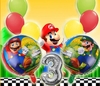 Kit de globos de Mario bros con número
