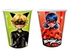 8 Vasos de Miraculous/ Ladybug de polipapel