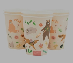 8 Vasos Animalitos Nórdicos de polipapel - comprar online