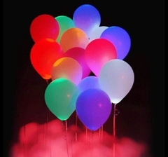 5 Globos de 12" con luz led