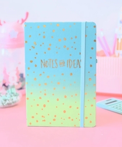 Cuaderno de Notas con detalles Dorados - tienda online