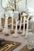 SET CANDELABRO STONE + VELA - APATHEIA