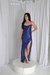 Vestido Buche Lentejuelas Azul - comprar online