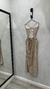 Vestido Mega Glitter Emily Dorado - tienda online