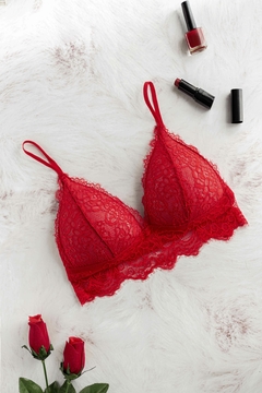 Bralette Tulipán Rojo - comprar online