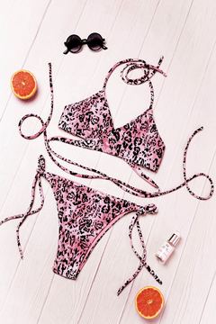 Bikini Anette Print Rosa