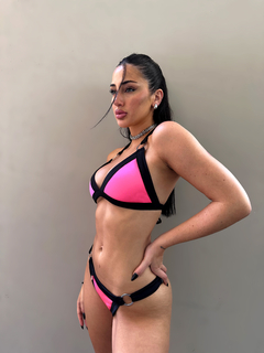 Bikini Ella Fucsia con Negro - loja online