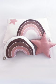 Set almohadones - Arcoiris