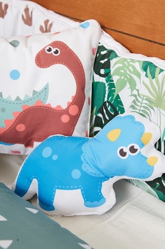 Dinos Baby - (acolchado + chichonera + 3 almohadones) - Lilo, pá lilo