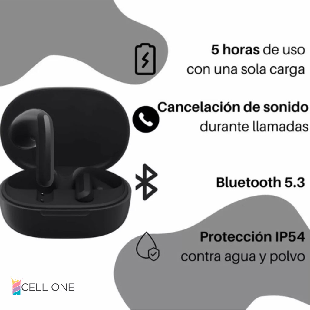 Audífonos Xiaomi Redmi Buds 4 Lite Inalámbricos Auriculares Bluetooth XIAOMI