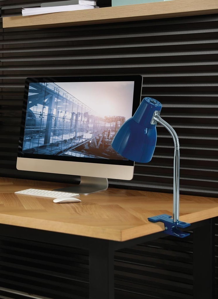 Lámpara con pinza Natal de escritorio flexible con pinza - Apto LED