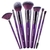 Kit ED005 Violet com 7 pincéis profissionais para maquiagem Macrilan - comprar online