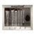 Kit ED002 Luxe com 6 pincéis profissionais e 1 esponja para maquiagem Macrilan