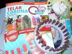 Telar Plástico Con Pernos Circular 14cm + Revista !