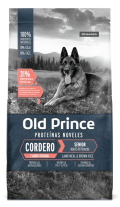 Old Prince Cordero y Arroz Integral Senior - 15kg