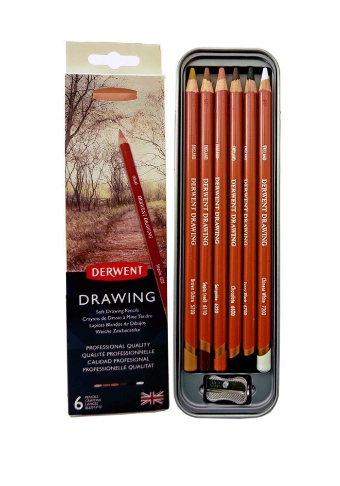 Derwent : Drawing Pencil : 6700 Ivory Black