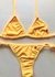 CORPIÑO BÁSICO AMARILLO - KAIA BIKINIS