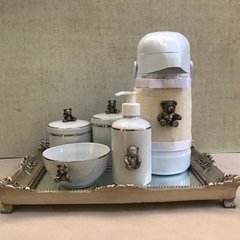 Imagem do Kit higiene - Potes com filetes de prata