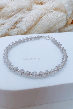 PULSERA SPRING LAVANDA - 19 cm- ( plata 925) - P.003 - comprar online