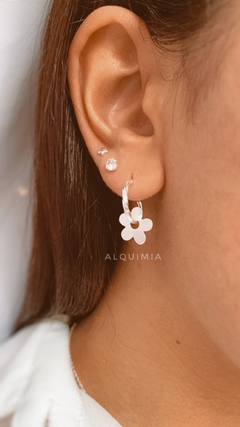 ARGOLLAS FLOWER TORNEADAS-14 mm -(por par) - A.148/2-L - comprar online