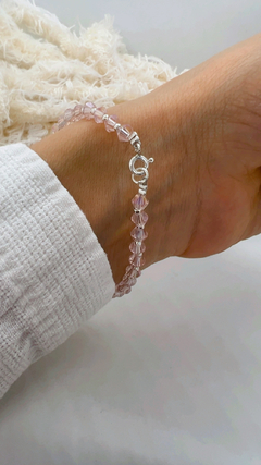 PULSERA SPRING ROSA CRISTAL - P.011 - comprar online