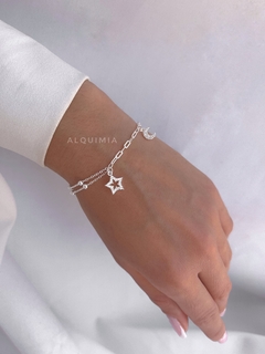 PULSERA “MIX CIELO”-plata 925 premiun- (17 + 3 cm de extensión)- P.002/2-L en internet