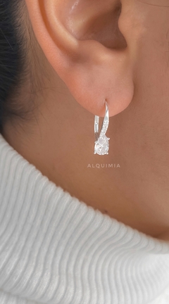 ARO “DELFINA GOTA”- POR PAR - (PLATA 925)- A.170 - comprar online