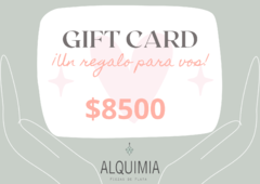 GIFT CARD $ 8500 - solo con TUS datos, cuando te mandemos un WhatsApp te vamos a pedir los datos de quien la reciba (fecha, mensaje, etc)