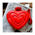 Bolsa crossover con diseño de corazón color rojo - comprar en línea