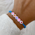 PULSERA LIGHT BLUE AMOR 18-20CM