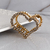 BROCHE HEART BRILLO GOLD