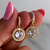 AROS ISABELLA CIRCLE GOLD 2CM