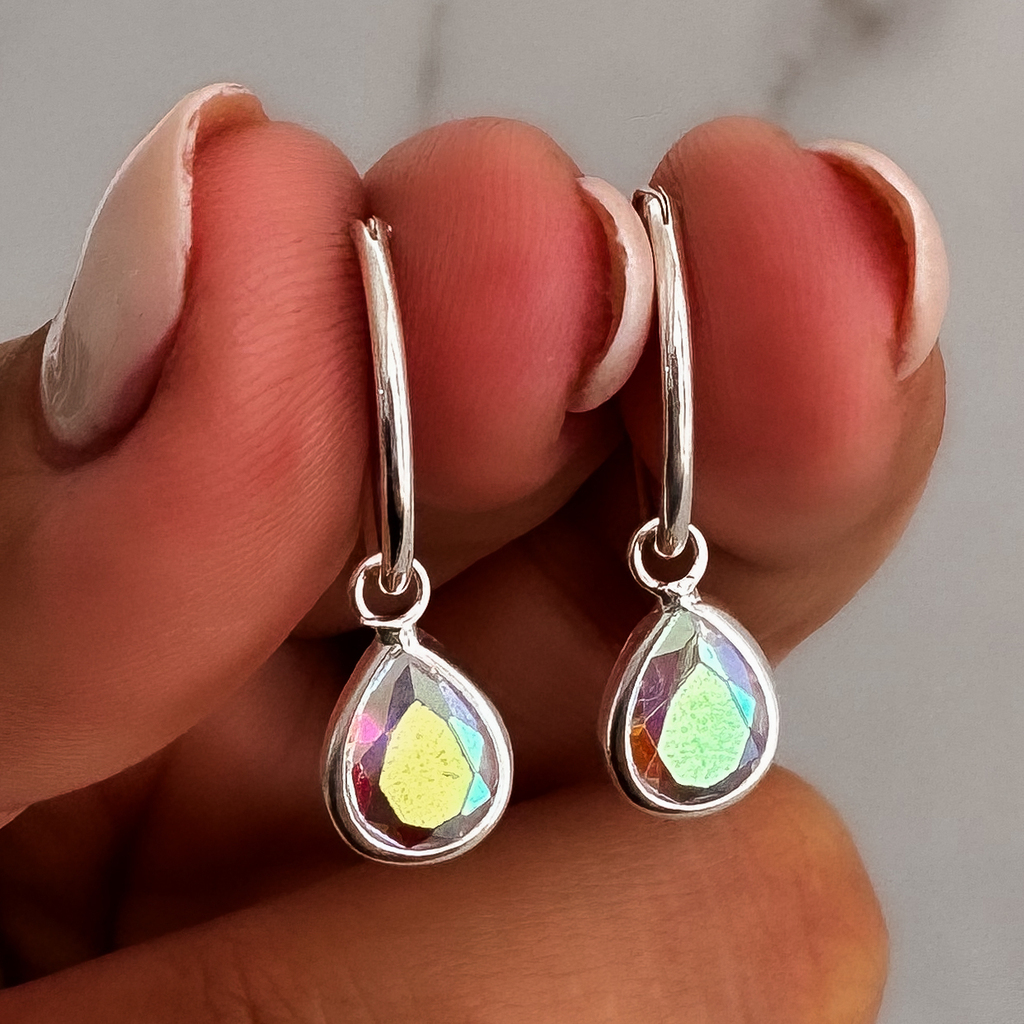Argollas tornasol sale