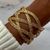 BRAZALETE CLEO DORADO - comprar online