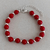 PULSERA ROMA RED 15-19CM - comprar online