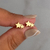 AROS DOBLE ESTRELLAS DORADAS - comprar online