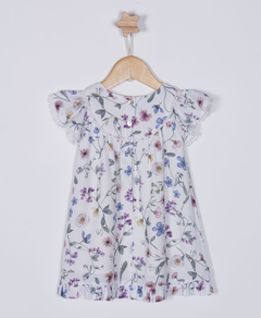 VESTIDO AMANDA WHITE FLOWERS - comprar online