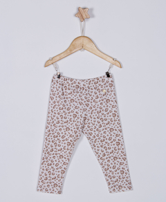 LEGGINGS TRAY LATTE ANIMAL PRINT