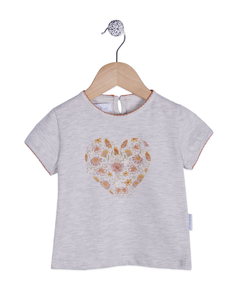 REMERA LIA GRIS MELANGE - comprar online